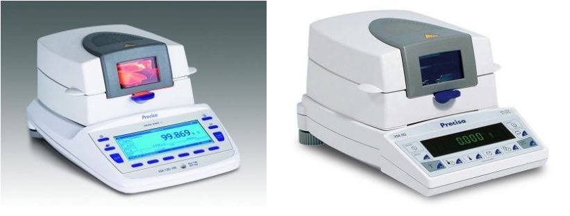 Precisa Moisture Analyser XM60/ EM120 for Moisture Content Determination