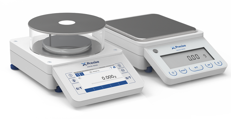 Weighing balances, Series 520, offer precise measurements and readings. 