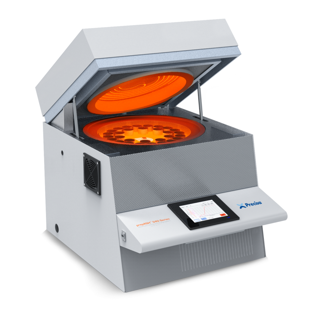 Precisa's prepASH can be used for ash determination of ash content in food samples.