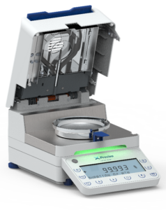 530 Moisture Analyzer - lid open to show sample chamber